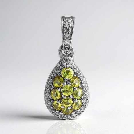 Ciondolo in argento con Sfene
