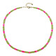 Collana in argento con Opale Rosa dell'Etiopia (Riya)