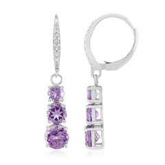 Amethyst-Silberohrringe