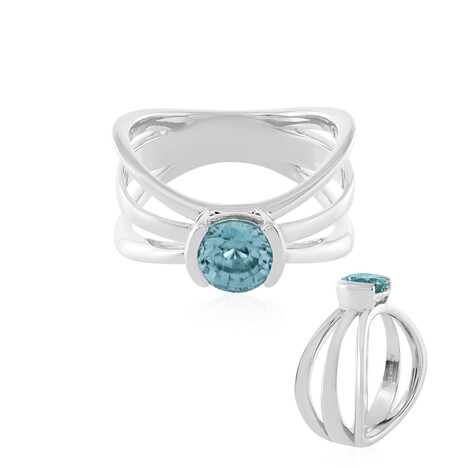 Ratanakiri-Zirkon-Silberring