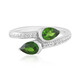 Russian Diopside Silver Ring