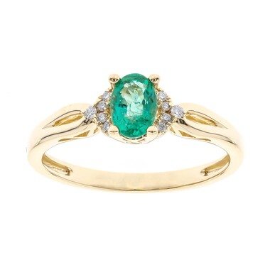 AAA-Sambia-Smaragd-Goldring