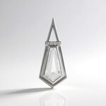 Ciondolo in argento con Quarzo Bianco
