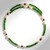 Collana rigida in acciaio con Diopside Russo (Riya)