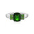 Russian Diopside Silver Ring