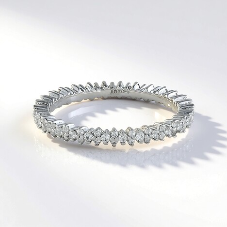 Anello in argento con Zircone