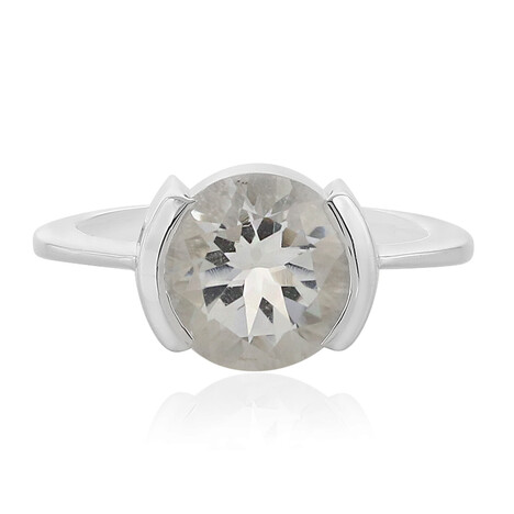 Anello in argento con Quarzo Bianco