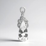 Ciondolo in argento con Danburite