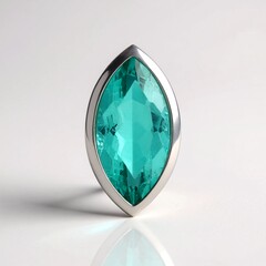 Ciondolo in argento con Quarzo color paraiba (MONOSONO COLLECTION)