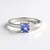 Anello in argento con Tanzanite