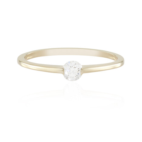 Gouden ring met een IF (G) Diamant (de Melo Gold)