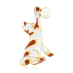 Colgante en plata con Perla blanca Freshwater