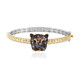 Bracciale in argento con Spinello Nero (Gems en Vogue)