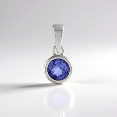 Ciondolo in argento con Tanzanite