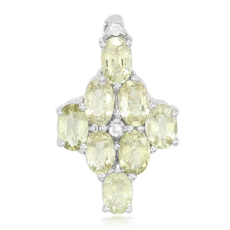 Kupfer-Turmalin-Silberanhänger