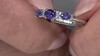 Anillo en oro con Tanzanita AAA (CIRARI)