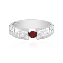 Anillo en plata con Rubí de Tanzania (de Melo Essence)