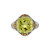Lemon Quartz Silver Ring