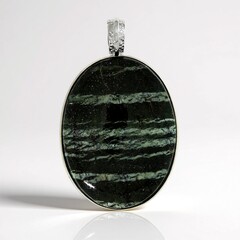 Ciondolo in argento con Serafinite (CUSTODANA)
