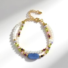 Bracciale in argento con Cianite (Riya)