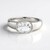 Anello in argento con Petalite