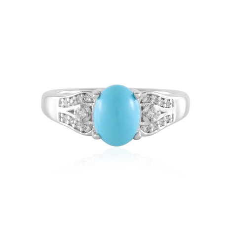 Sleeping Beauty Turquoise Silver Ring (Faszination Türkis)