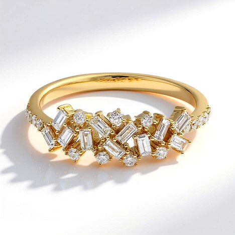 Anello in oro con Diamante SI1 (H) (CIRARI)