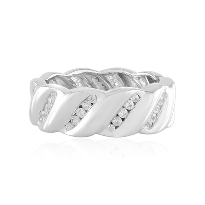 Bague en argent et Zircon (de Melo)