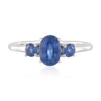 Anello in argento con Cianite del Nepal