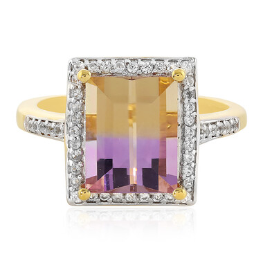 Anillo en plata con Ametrino
