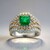 Anello in oro con Smeraldo Zambia AAA (CIRARI)