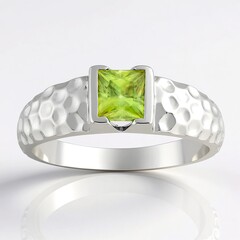 Anello in argento con Sfene