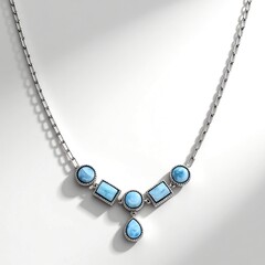 Collana in argento con Larimar