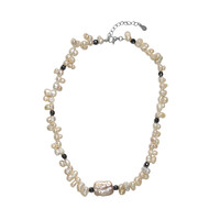 Collier en argent et Perle Keshi (TPC)
