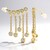 Orecchini in argento con Zircone (M de Luca)