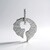 Ciondolo in argento con Zircone (MONOSONO COLLECTION)