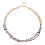 Collar en plata con Labradorita (Riya)