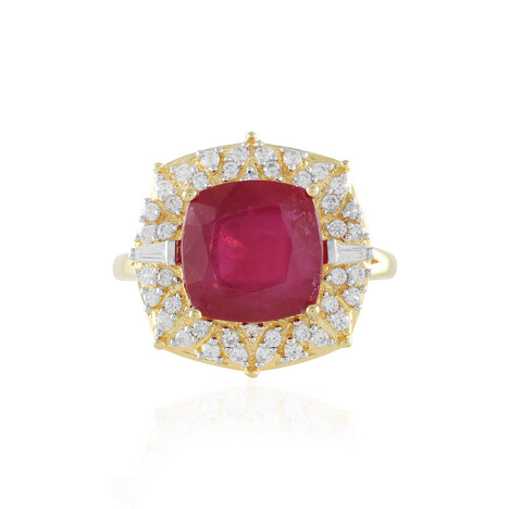 Madagaskar-Rubin-Silberring