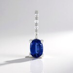 Ciondolo in argento con Cianite del Nepal