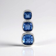 Ciondolo in argento con Fluorite Cangiante (MONOSONO COLLECTION)