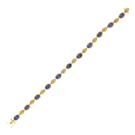 14K Tanzanite Gold Bracelet (CUSTODANA)