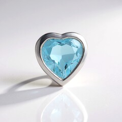 Ciondolo in argento con Topazio Blu Cielo (MONOSONO COLLECTION)
