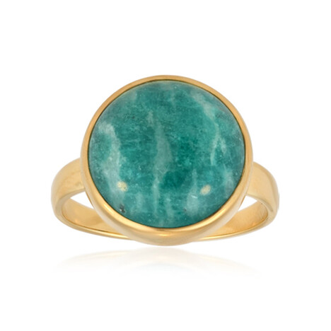 Bague en argent et Amazonite (Bali Barong)
