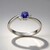 Anello in oro con Tanzanite AAA
