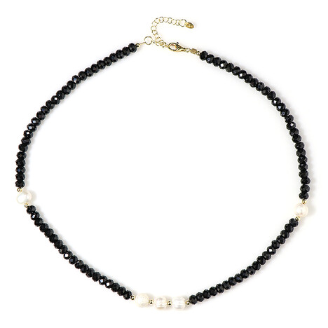 Edelstein-Silberhalskette