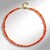 Collana in argento con Opale Arancione d'Etiopia