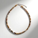 Collana in argento con Corallo Pietrificato