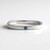 Anello in argento con Diamante Blu I2 (de Melo)