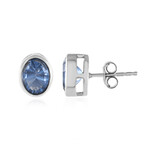 Zilveren oorbellen met kleurwissel fluorieten