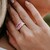 Anillo en plata con Cuncita de Brasil (Gems en Vogue)